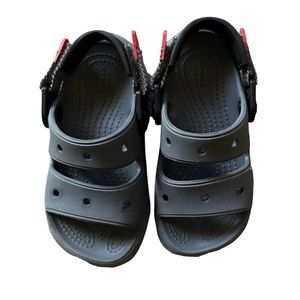 Crocs Junior Classic All-Terrain Sandals - Gray size 11